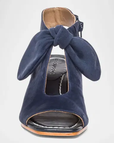 Bernardo Lizzie Suede Knot Zip Sandals | Thumbnail 3 Bernardo Lizzie Suede Knot Zip Sandals | Thumbnail 3