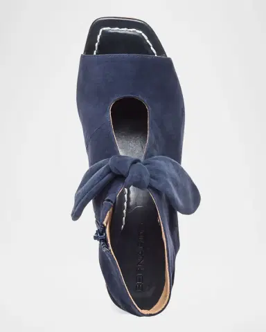 Bernardo Lizzie Suede Knot Zip Sandals | Thumbnail 4 Bernardo Lizzie Suede Knot Zip Sandals | Thumbnail 4