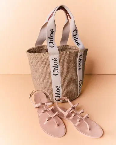 Chloé Woody Large Mifuko Basket Bag in Fair Trade Paper Embellished with Linen | Thumbnail 5 Chloé Woody Large Mifuko Basket Bag in Fair Trade Paper Embellished with Linen | Thumbnail 5