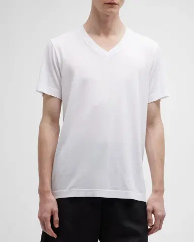 CDLP Men's V-Neck Stretch T-Shirt | Thumbnail 3 CDLP Men's V-Neck Stretch T-Shirt | Thumbnail 3