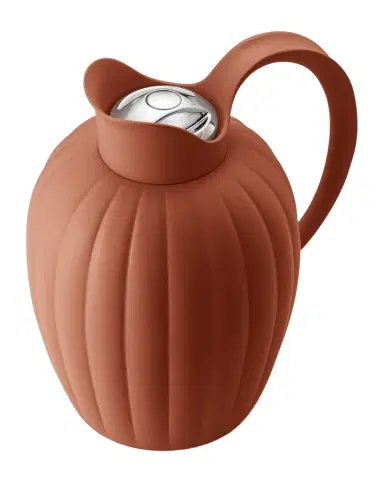 Georg Jensen Bernadotte Terracotta Thermo Jug, 1 Liter | Thumbnail 1 Georg Jensen Bernadotte Terracotta Thermo Jug, 1 Liter | Thumbnail 1