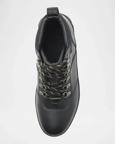 Belstaff Men 's Scramble Leather Lace-Up Hiker Boots | Thumbnail 4 Belstaff Men 's Scramble Leather Lace-Up Hiker Boots | Thumbnail 4