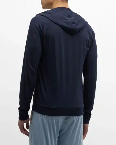 Paul Smith Men's Cotton Jersey Hoodie | Thumbnail 2 Paul Smith Men's Cotton Jersey Hoodie | Thumbnail 2