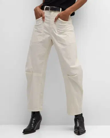 Nili Lotan Shon Mid-Rise Cropped Pants | Thumbnail 6 Nili Lotan Shon Mid-Rise Cropped Pants | Thumbnail 6