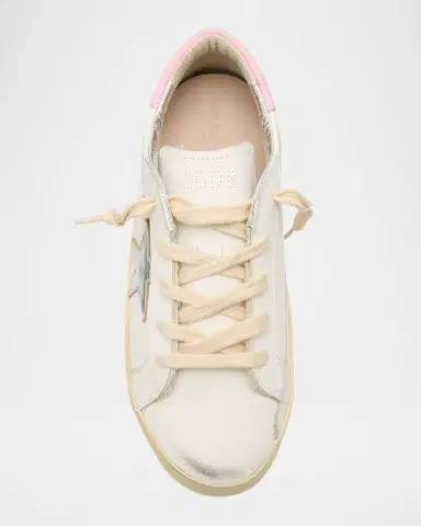 Golden Goose Girl's Superstar Leather Low-Top Sneakers, Kids | Thumbnail 5 Golden Goose Girl's Superstar Leather Low-Top Sneakers, Kids | Thumbnail 5