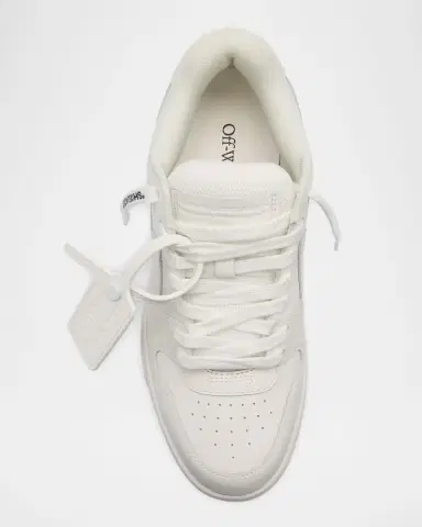 Off-White Men's Out Of Office Tonal Leather Low-Top Sneakers | Thumbnail 3 Off-White Men's Out Of Office Tonal Leather Low-Top Sneakers | Thumbnail 3