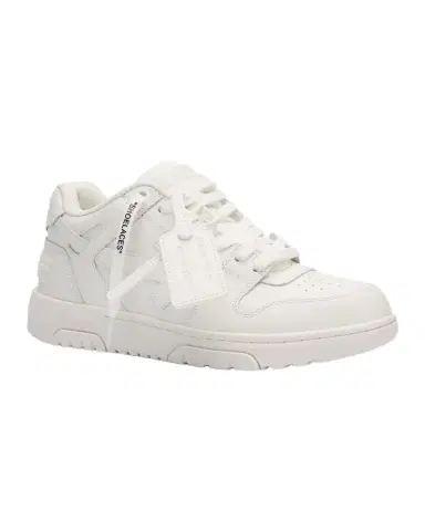 Off-White Men's Out Of Office Tonal Leather Low-Top Sneakers | Thumbnail 1 Off-White Men's Out Of Office Tonal Leather Low-Top Sneakers | Thumbnail 1