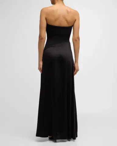 SIMKHAI Kory Strapless Bustier Combo Gown | Thumbnail 3 SIMKHAI Kory Strapless Bustier Combo Gown | Thumbnail 3