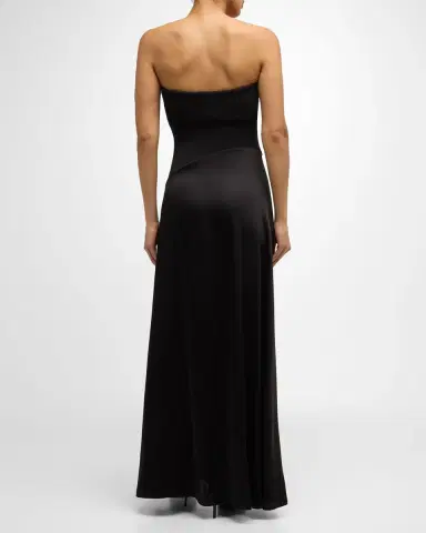 SIMKHAI Kory Strapless Bustier Combo Gown | Thumbnail 6 SIMKHAI Kory Strapless Bustier Combo Gown | Thumbnail 6