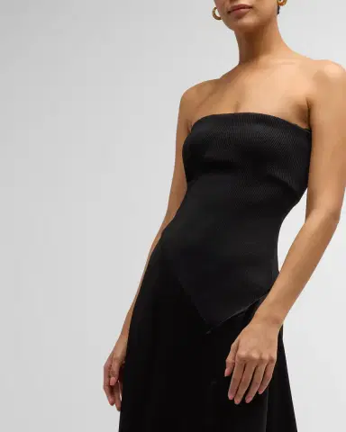 SIMKHAI Kory Strapless Bustier Combo Gown | Thumbnail 7 SIMKHAI Kory Strapless Bustier Combo Gown | Thumbnail 7