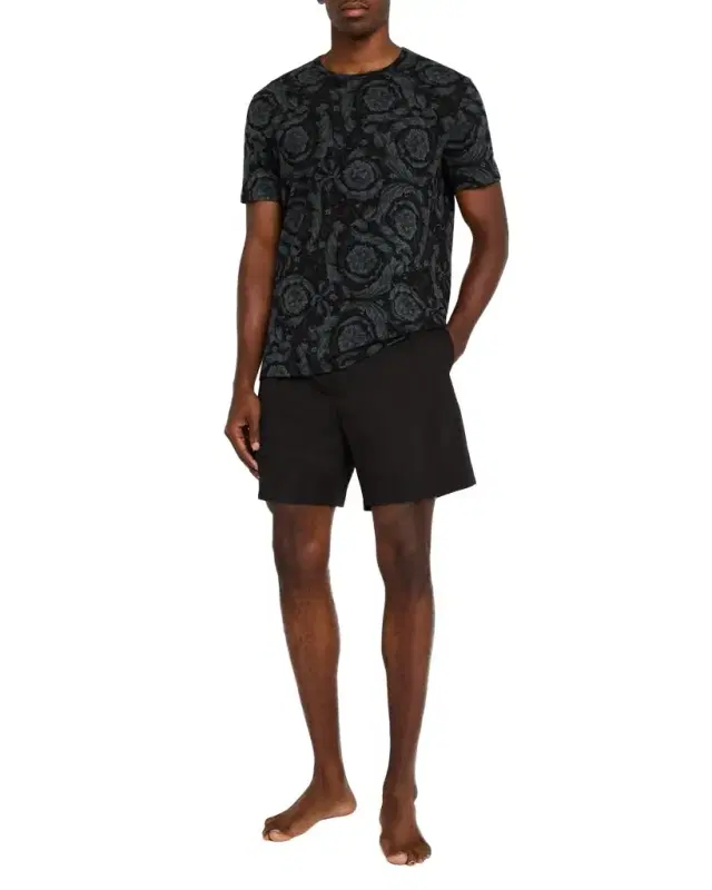 Men 's Barocco Crewneck T-Shirt Men 's Barocco Crewneck T-Shirt