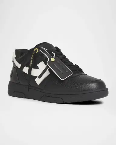 Off-White Men's Out of Office Basketball Leather Sneakers | Thumbnail 2 Off-White Men's Out of Office Basketball Leather Sneakers | Thumbnail 2