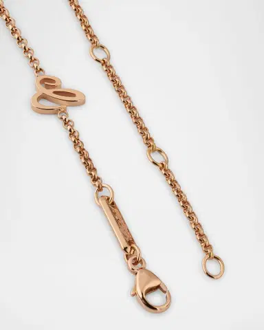 Chopard Happy Diamonds 18K Rose Gold Sapphire Elephant Pendant Necklace | Thumbnail 3 Chopard Happy Diamonds 18K Rose Gold Sapphire Elephant Pendant Necklace | Thumbnail 3