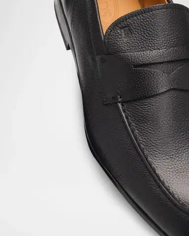 Tod's Men's Mocassino Gomma Leather Penny Loafers | Thumbnail 8 Tod's Men's Mocassino Gomma Leather Penny Loafers | Thumbnail 8