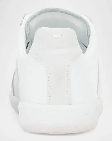 Maison Margiela Men's Replica Leather Suede Low-Top Sneakers | Thumbnail 2 Maison Margiela Men's Replica Leather Suede Low-Top Sneakers | Thumbnail 2