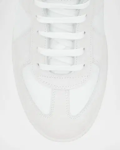 Maison Margiela Men's Replica Leather Suede Low-Top Sneakers | Thumbnail 4 Maison Margiela Men's Replica Leather Suede Low-Top Sneakers | Thumbnail 4