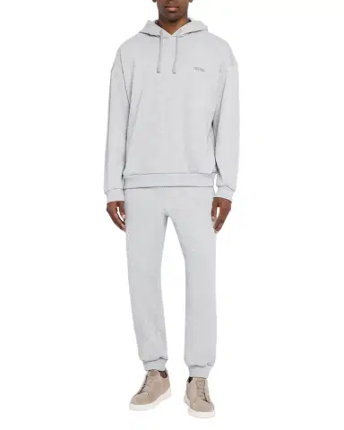 ZEGNA Men's Cotton Hooded Sweatshirt | Thumbnail 1 ZEGNA Men's Cotton Hooded Sweatshirt | Thumbnail 1