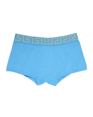 Versace Men's Organic Stretch Cotton Greek Key Boxer Briefs | Thumbnail 1 Versace Men's Organic Stretch Cotton Greek Key Boxer Briefs | Thumbnail 1
