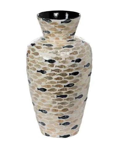 Park Hill Collection Capraia Coast Capiz Fish Vase | Thumbnail 1 Park Hill Collection Capraia Coast Capiz Fish Vase | Thumbnail 1