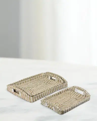 Park Hill Collection Capraia Coast Decorative Trays, Set of 3 | Thumbnail 3 Park Hill Collection Capraia Coast Decorative Trays, Set of 3 | Thumbnail 3