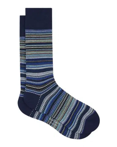 Paul Smith Men's Pique Signature Stripe Crew Socks | Thumbnail 1 Paul Smith Men's Pique Signature Stripe Crew Socks | Thumbnail 1