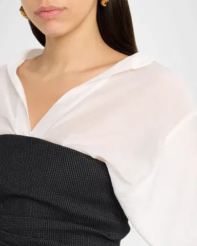 JBQ Ambria Pleated Wrap Top | Thumbnail 4 JBQ Ambria Pleated Wrap Top | Thumbnail 4