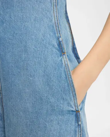 Alaïa Round Denim Jumpsuit | Thumbnail 4 Alaïa Round Denim Jumpsuit | Thumbnail 4