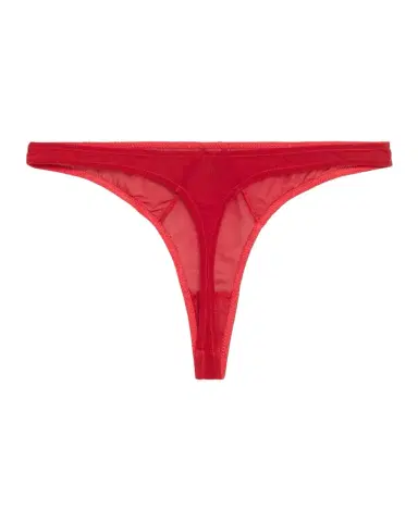Kiki De Montparnasse Brienne Embroidered Mesh Thong | Thumbnail 1 Kiki De Montparnasse Brienne Embroidered Mesh Thong | Thumbnail 1