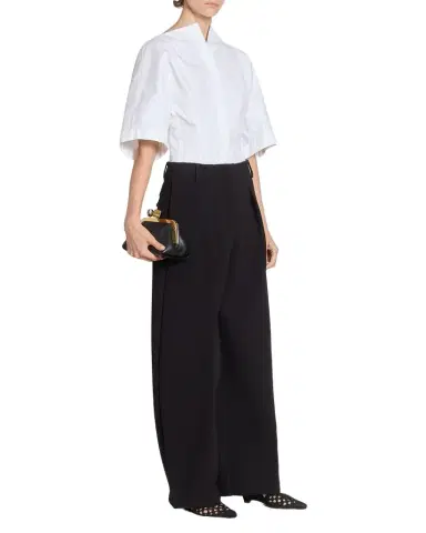 Jacquemus Le Berlingot Leather Rond-Carre Clutch Bag | Thumbnail 1 Jacquemus Le Berlingot Leather Rond-Carre Clutch Bag | Thumbnail 1