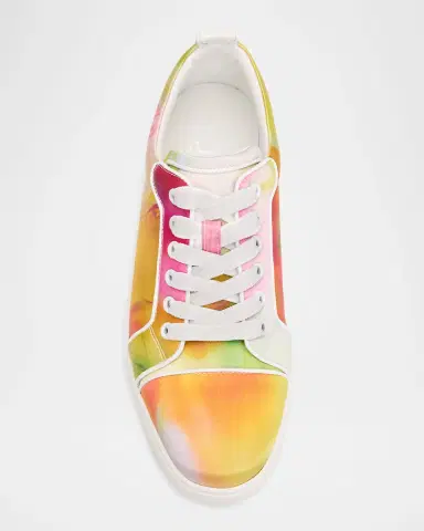 Christian Louboutin Fun Louise Junior Floral Satin Low-Top Sneakers | Thumbnail 5 Christian Louboutin Fun Louise Junior Floral Satin Low-Top Sneakers | Thumbnail 5