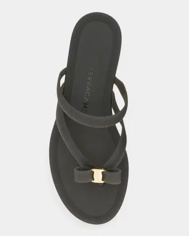 Ferragamo Jealsa Rubber Flat Thong Sandals | Thumbnail 3 Ferragamo Jealsa Rubber Flat Thong Sandals | Thumbnail 3