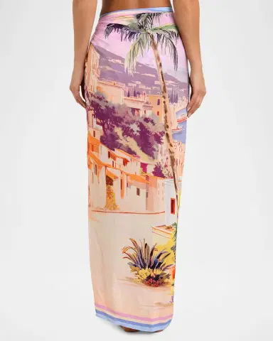 L'Agence Maribel Postcard Pareo Coverup | Thumbnail 2 L'Agence Maribel Postcard Pareo Coverup | Thumbnail 2