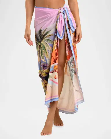 L'Agence Maribel Postcard Pareo Coverup | Thumbnail 3 L'Agence Maribel Postcard Pareo Coverup | Thumbnail 3