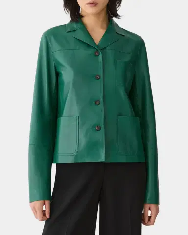Lafayette 148 New York Three-Pocket Nappa Leather Jacket | Thumbnail 3 Lafayette 148 New York Three-Pocket Nappa Leather Jacket | Thumbnail 3