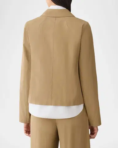 Lafayette 148 New York Organic Cotton Poplin Jacket | Thumbnail 2 Lafayette 148 New York Organic Cotton Poplin Jacket | Thumbnail 2