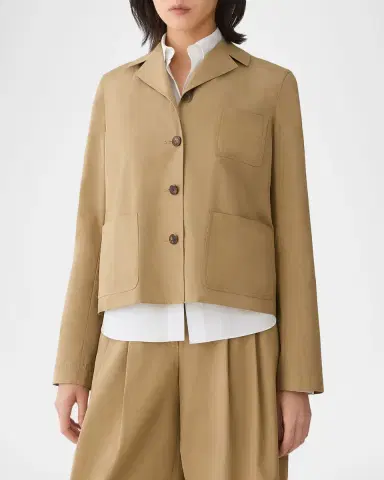 Lafayette 148 New York Organic Cotton Poplin Jacket | Thumbnail 3 Lafayette 148 New York Organic Cotton Poplin Jacket | Thumbnail 3