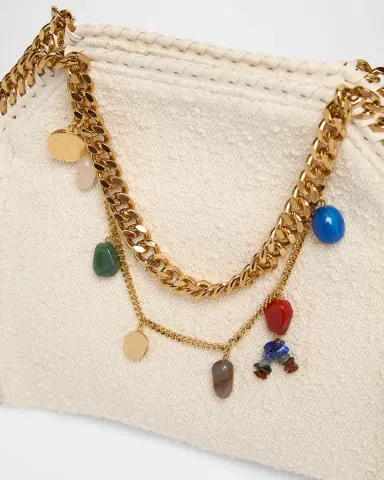 Stella McCartney High Summer Falabella Mini Canvas Charm Tote Bag | Thumbnail 3 Stella McCartney High Summer Falabella Mini Canvas Charm Tote Bag | Thumbnail 3
