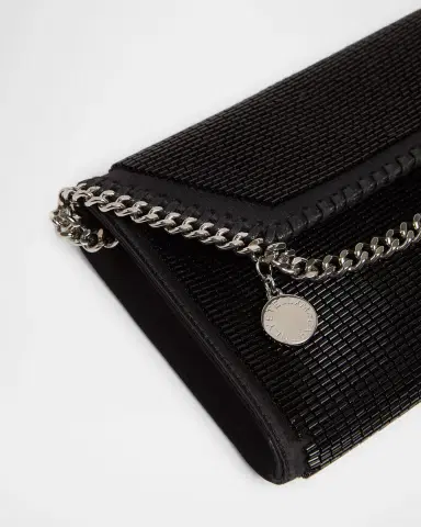 Stella McCartney Falabella Beaded Vegan Leather Wallet | Thumbnail 3 Stella McCartney Falabella Beaded Vegan Leather Wallet | Thumbnail 3