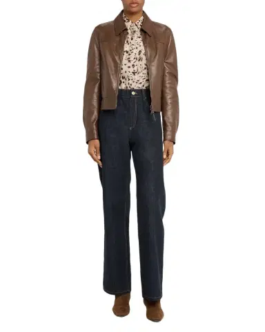 Brunello Cucinelli Speckled Button-Down Silk Shirt | Thumbnail 1 Brunello Cucinelli Speckled Button-Down Silk Shirt | Thumbnail 1