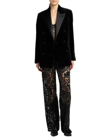 Golden Goose Journey Sequined Floral-Embroidered Tulle Tank Top | Thumbnail 1 Golden Goose Journey Sequined Floral-Embroidered Tulle Tank Top | Thumbnail 1