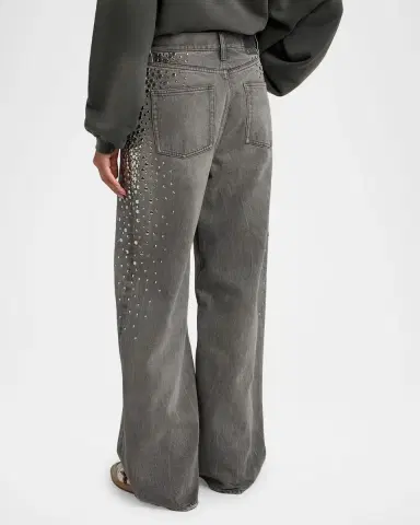 Golden Goose Journey Studded Boyfriend Jeans | Thumbnail 2 Golden Goose Journey Studded Boyfriend Jeans | Thumbnail 2