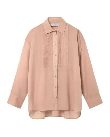 Golden Goose Oversized Pleated Cotton Voile Shirt | Thumbnail 2 Golden Goose Oversized Pleated Cotton Voile Shirt | Thumbnail 2