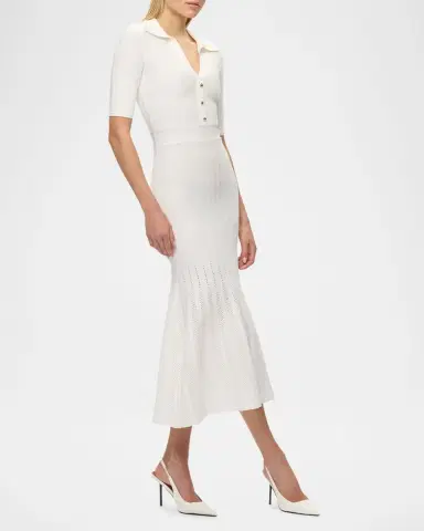 Hervé Léger The Adele Ribbed Midi Dress | Thumbnail 3 Hervé Léger The Adele Ribbed Midi Dress | Thumbnail 3