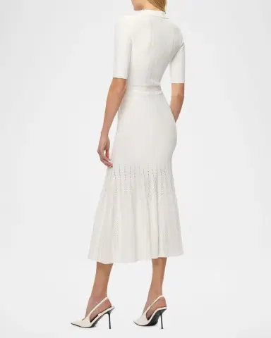 Hervé Léger The Adele Ribbed Midi Dress | Thumbnail 5 Hervé Léger The Adele Ribbed Midi Dress | Thumbnail 5