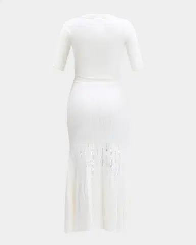 Hervé Léger The Adele Ribbed Midi Dress | Thumbnail 6 Hervé Léger The Adele Ribbed Midi Dress | Thumbnail 6