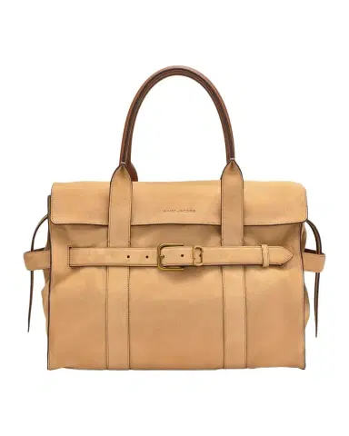 Marc Jacobs The Dakota Belted Suede Tote Bag | Thumbnail 1 Marc Jacobs The Dakota Belted Suede Tote Bag | Thumbnail 1