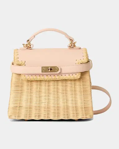 BTB Los Angeles Louis Rattan Top-Handle Bag | Thumbnail 2 BTB Los Angeles Louis Rattan Top-Handle Bag | Thumbnail 2