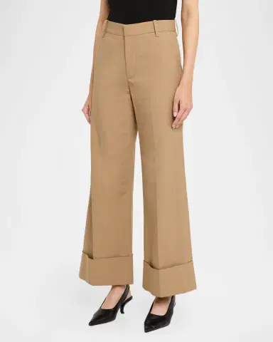 Frame The Cuffed Slim Palazzo Trousers | Thumbnail 3 Frame The Cuffed Slim Palazzo Trousers | Thumbnail 3