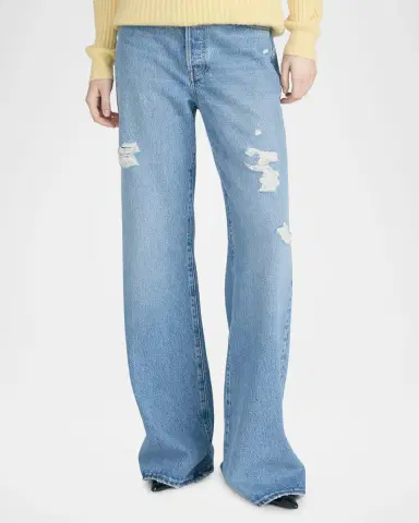 FRAME The Loose Distressed Jeans | Thumbnail 3 FRAME The Loose Distressed Jeans | Thumbnail 3