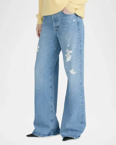FRAME The Loose Distressed Jeans | Thumbnail 5 FRAME The Loose Distressed Jeans | Thumbnail 5